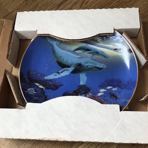1991 Our Cherished Seas “Whale Song” plate in original packaging - Picture 1 of 9